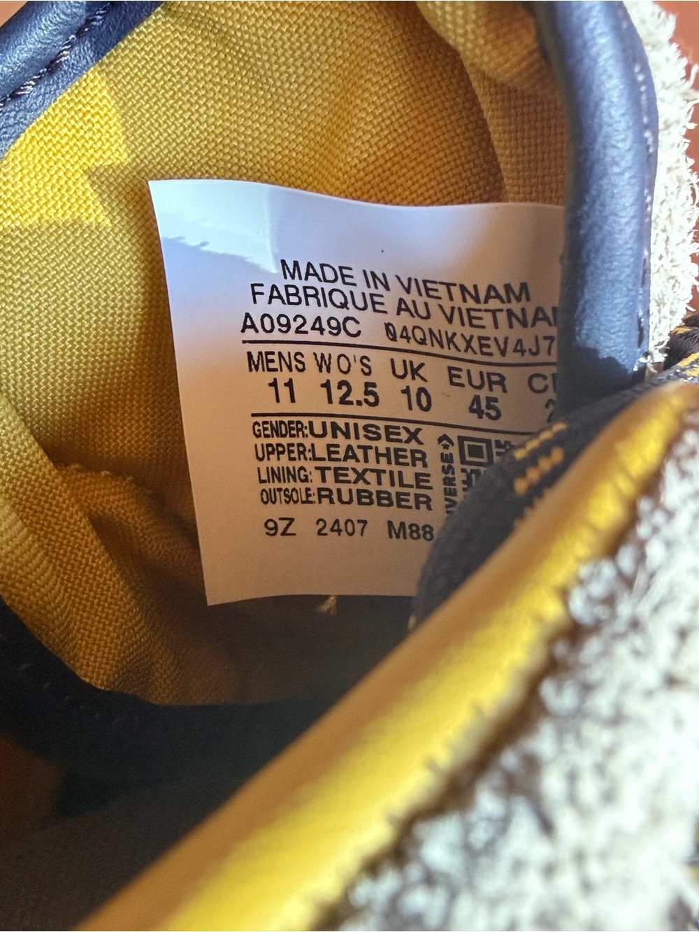 Converse CONS AS-1 Pro Suede Cordura Beach Stone Grey Yellow Size 11 Skater EUC - Picture 8 of 9